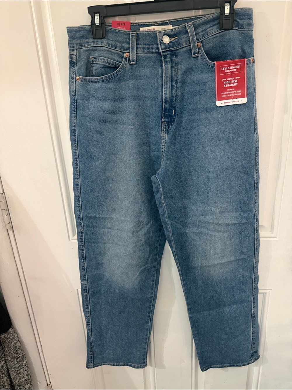 Levi's women Light Blue Slim Straight Jeans size 8/29